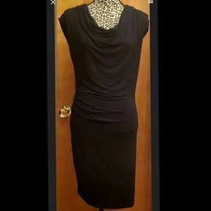 Michael Kors Bodycon Scoop Neck Dress...Brown